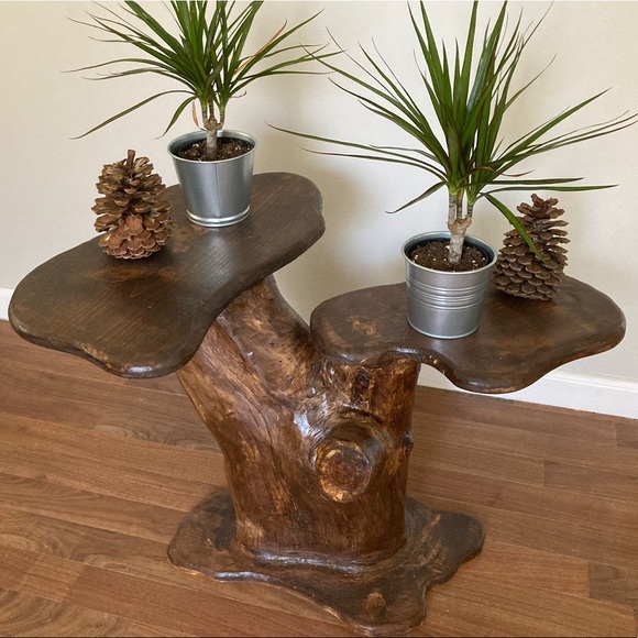 It’s hand crafted with natural three wood